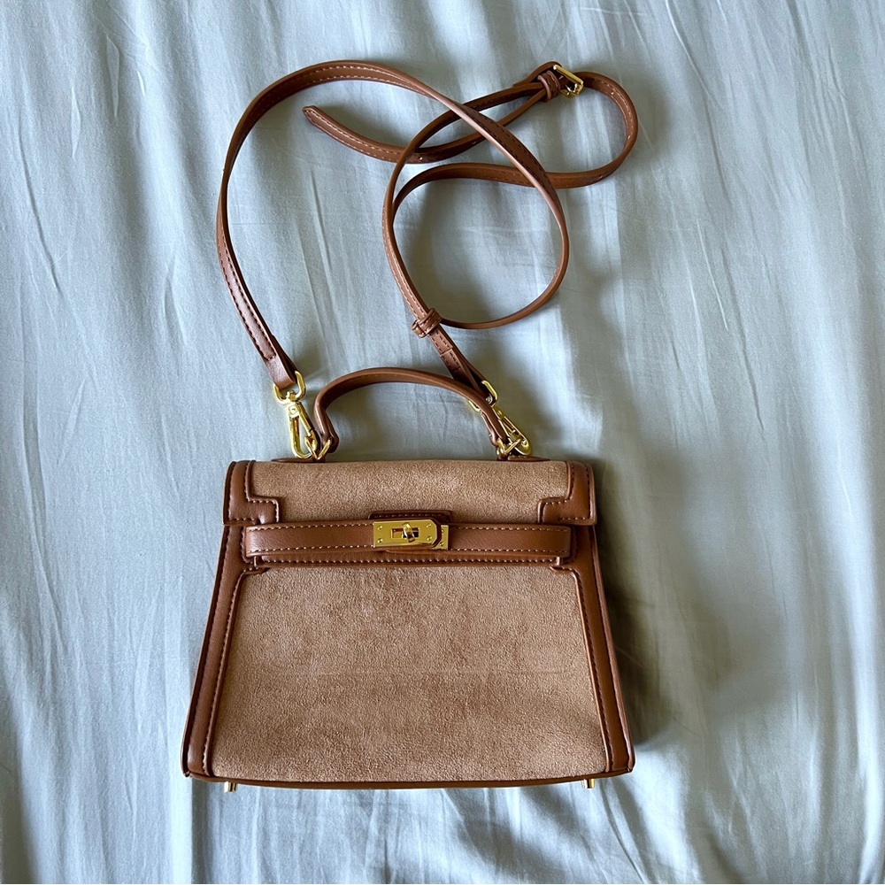 *SOLD* Top Handle Purse - Brown